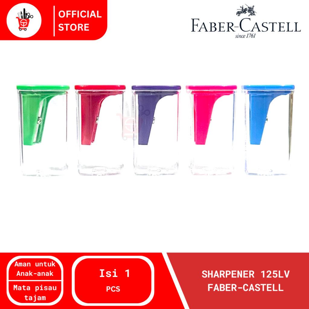 

Sharpener | Rautan Tangan Faber-Castell 125LV (1 PCS)