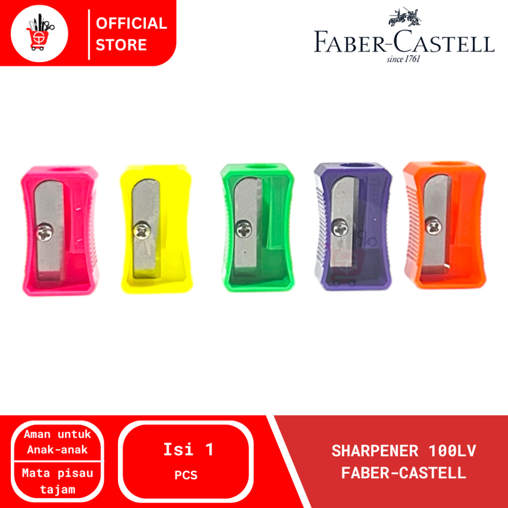 

Sharpener | Rautan Tangan Faber-Castell 100LV (1 PCS)