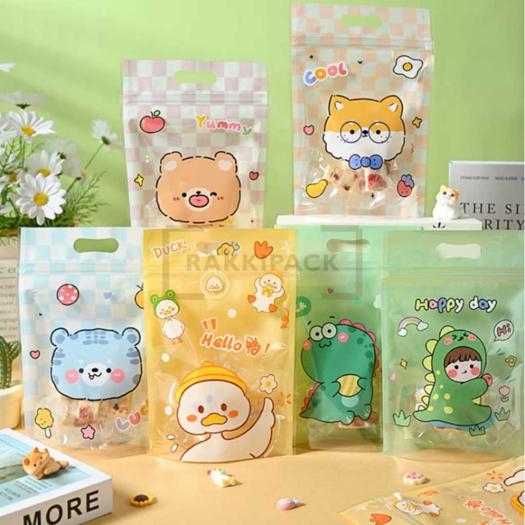 

zipper bag lucu plastik hadiah ulang tahun souvernir 1 pcs