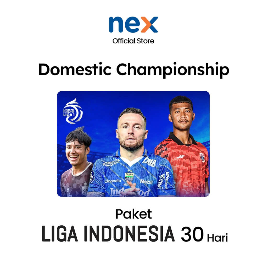 Nex Parabola Paket Liga Indonesia 30 Hari NEW