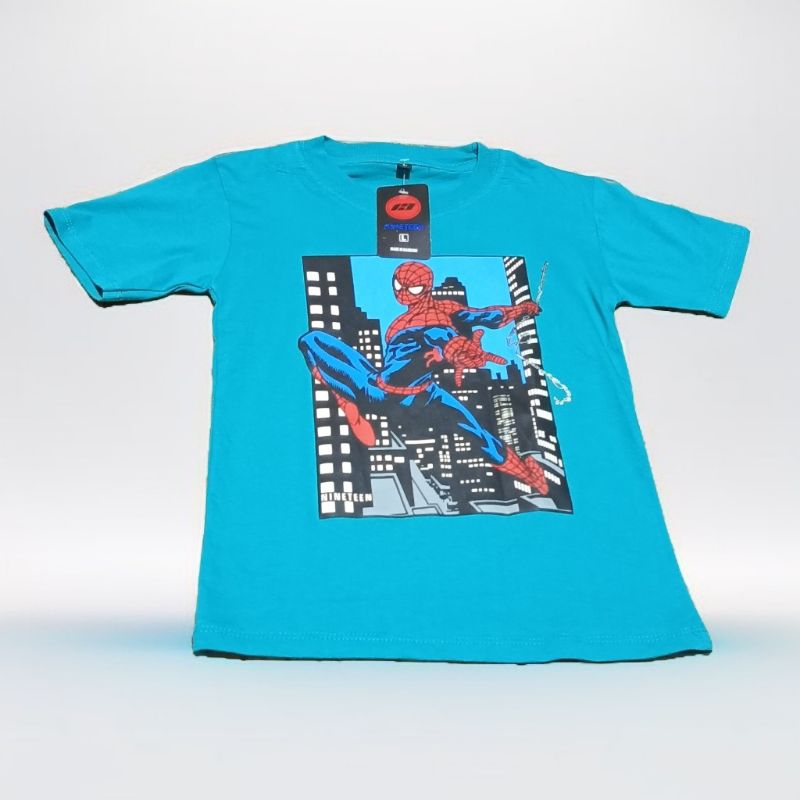 Spiderman Kaos Nineteen Baju Anak Laki laki bahan premium