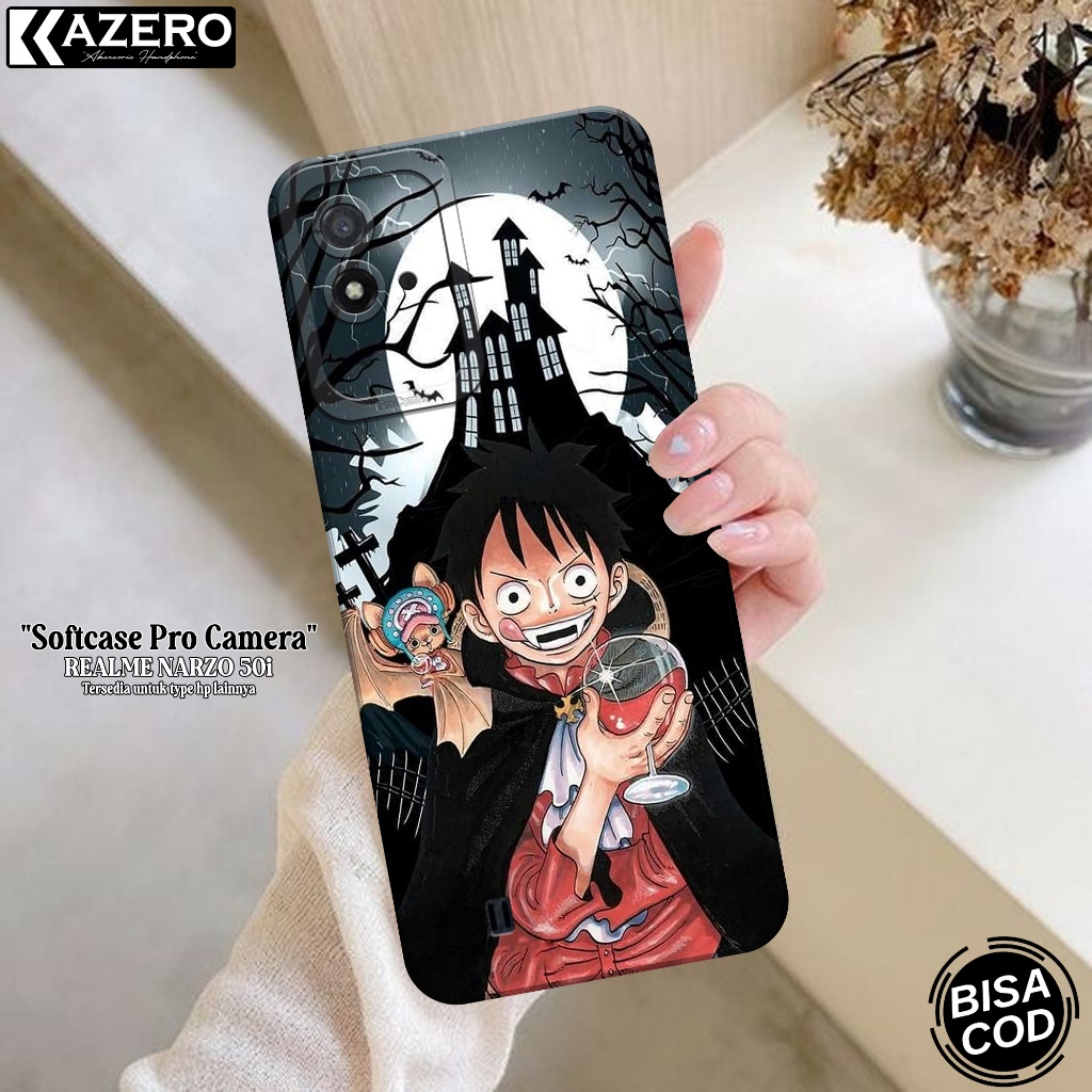 Casing Realme Narzo 50i Fashion Case Anime Silikon Pro Camera Softcase Realme Narzo 50i Cover Pelind