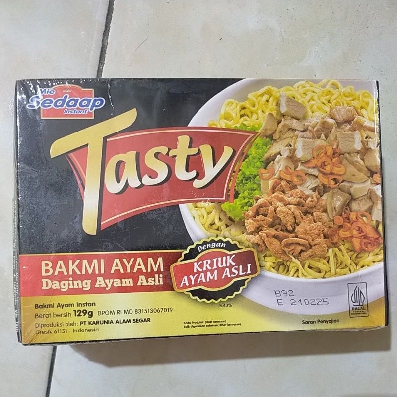 

mie sedap tasty bakmi ayam