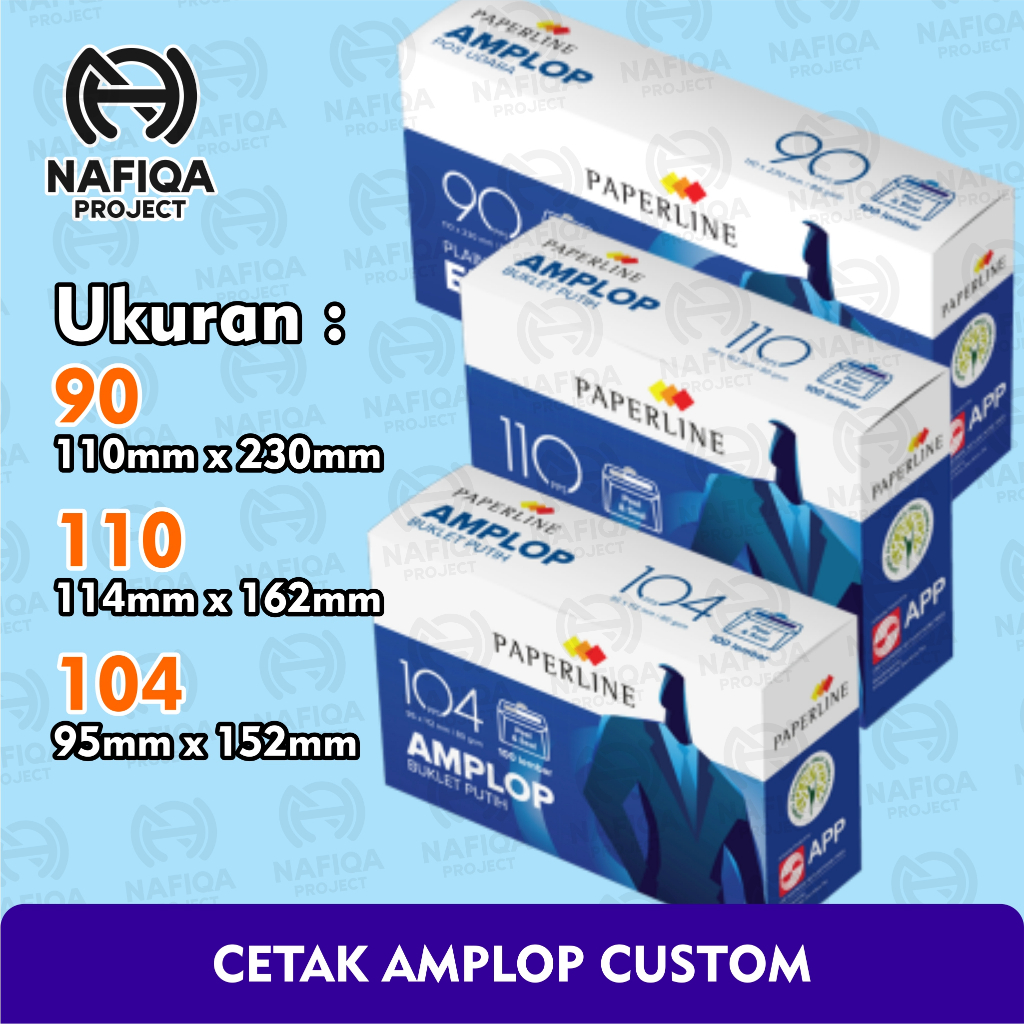 

Cetak Amplop 104 | 110 | 90 Custom