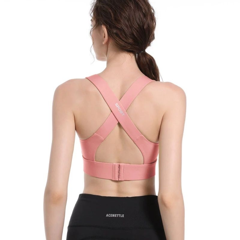 ND3 JdF Shop 871 - Mariane Sport Bra Anti Shock Tali Lebar Anti Guncang Cup Besar Big Cup Jumbo