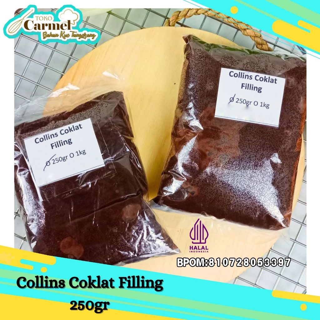 

Selai Coklat Filling Collins Ekonomis 250gr