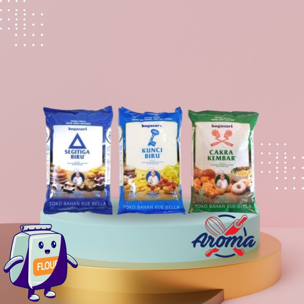 

Tepung Bogasari Premium All Varian | Kunci Biru | Cakra Kembar | Segitiga Biru