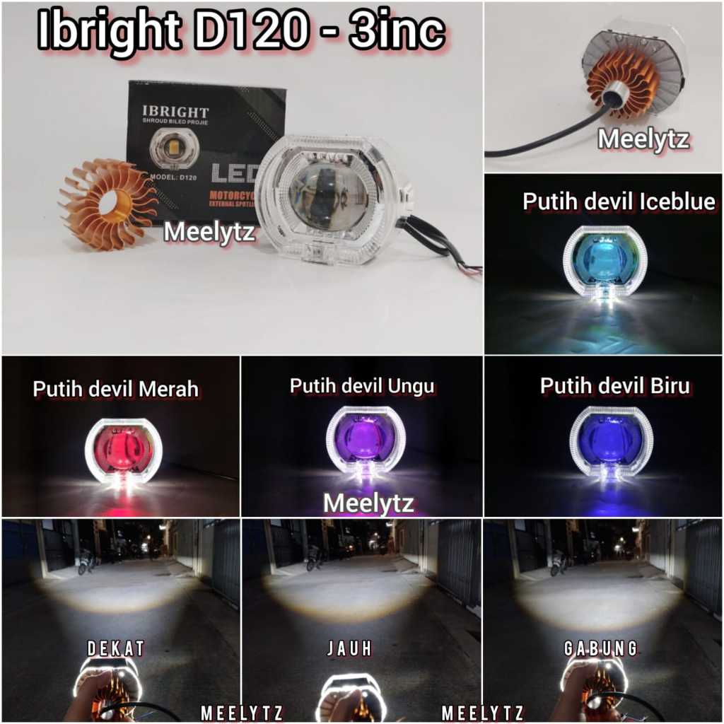 IBRIGHT D120 - Projie Biled Cut Off 3inc