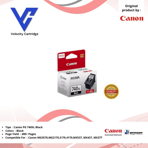 Tinta Canon 740 XL Black ORIGINAL