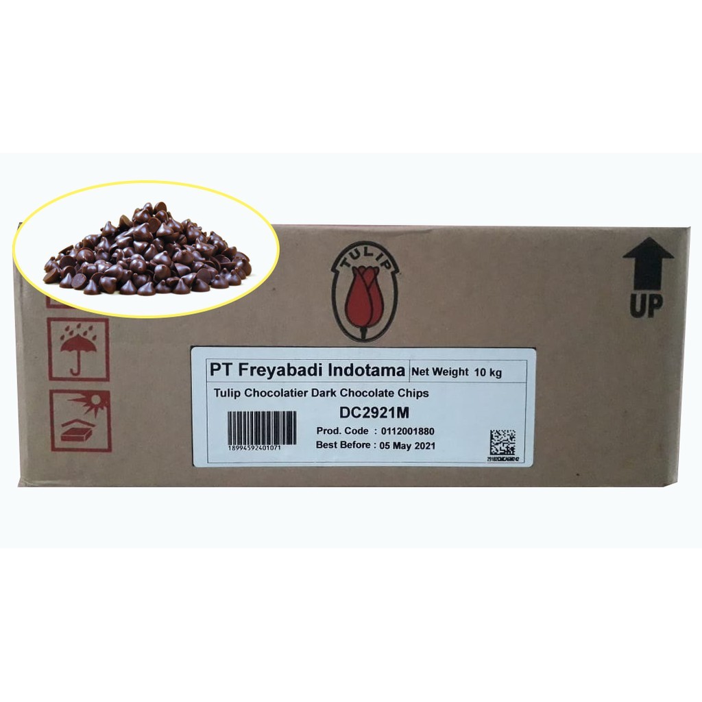 

Tulip chip dark 100gr (KHUSUS PENGIRIMAN INSTAN COURIER)