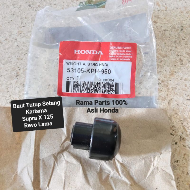53105 - KPH - 950  TUTUP SETANG / BAUT SETANG  KARISMA / SUPRA X 125 / REVO LAMA  ASLI ORIGINAL HOND