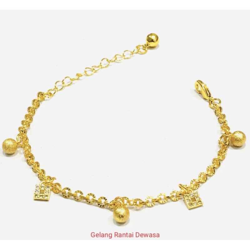 Gelang tangan rantai nori motif fashion wanita