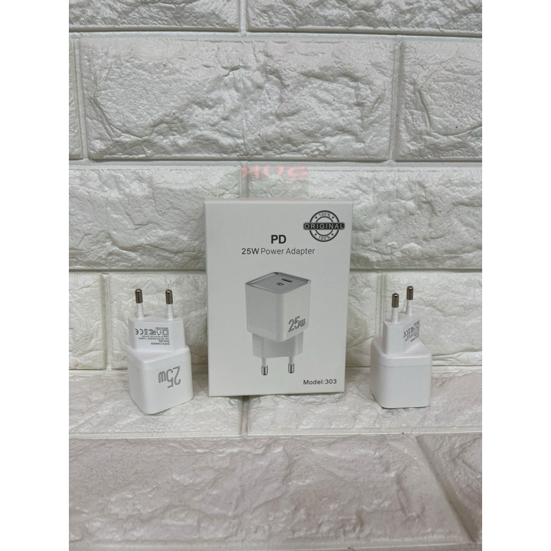 Batok Ori PD 25W Adaptor Charger USB Type C 303 Vooc Fast Charging Universal