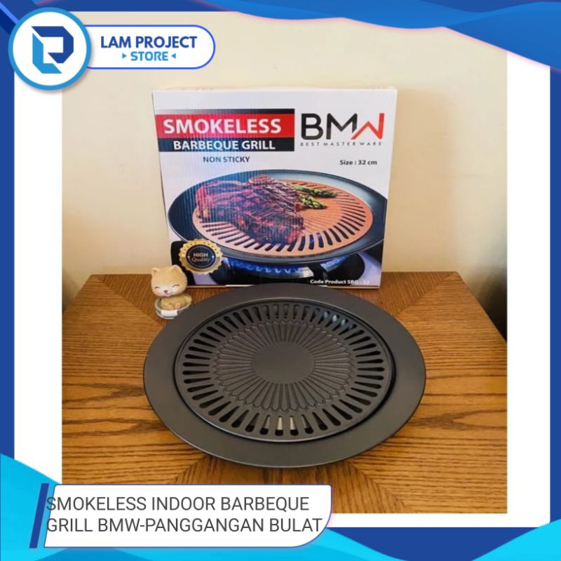 SMOKELESS INDOOR BARBEQUE GRILL BMW-PANGGANGAN BULAT