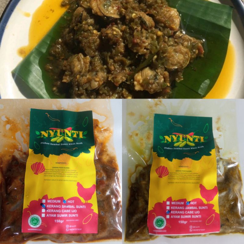 

NYUNTI Sambal Kerang dan Ayam Suwir 150 g