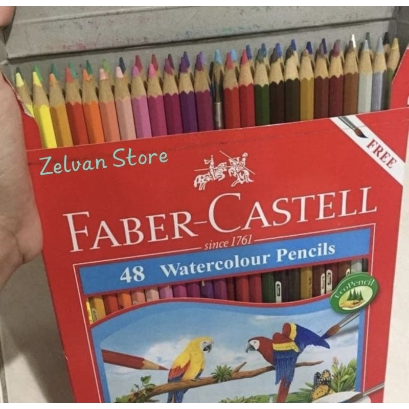 

Pensil Warna FaberCastell Watercolour 48 warna