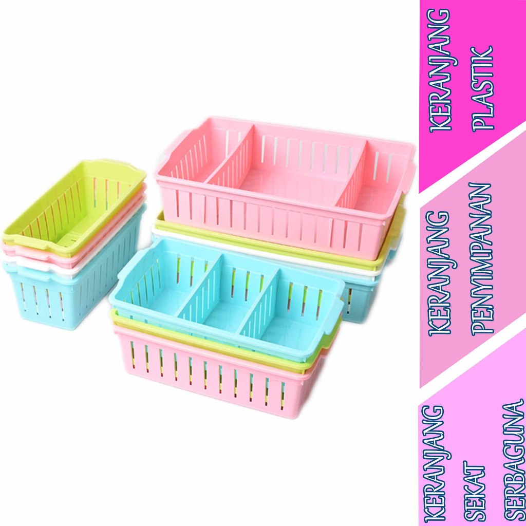 Keranjang Penyimpanan Serbaguna - Keranjang Penyimpanan - Keranjang Plastik - 1pcs