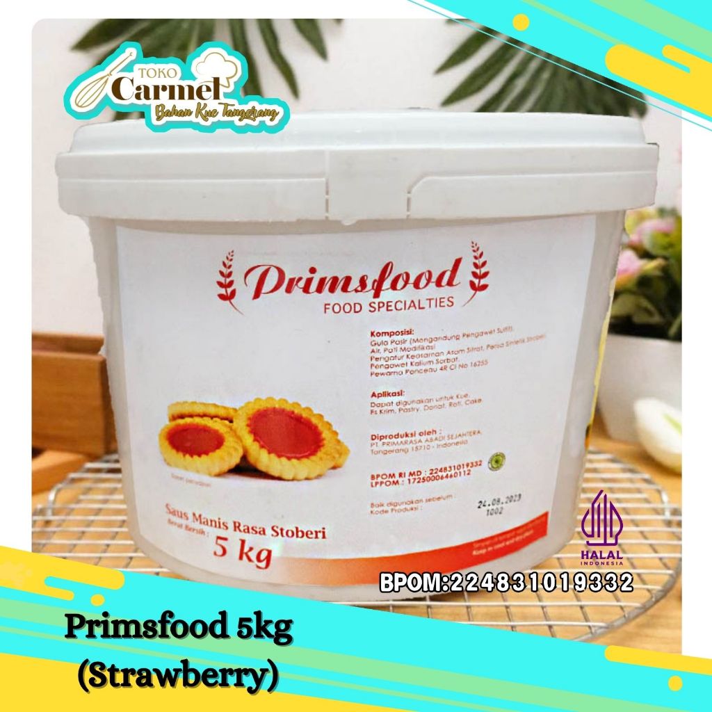 

Selai Buah Primsfood TAHAN BAKAR 5kg - Filling Buah