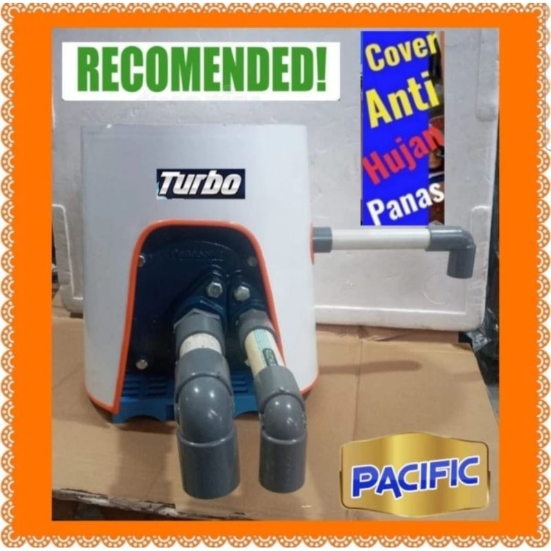 Cover pvc Turbo mesin pompa air jet pump 125 watt tutup rumah sanyo pdwh 130 b panasonic gn 130 h