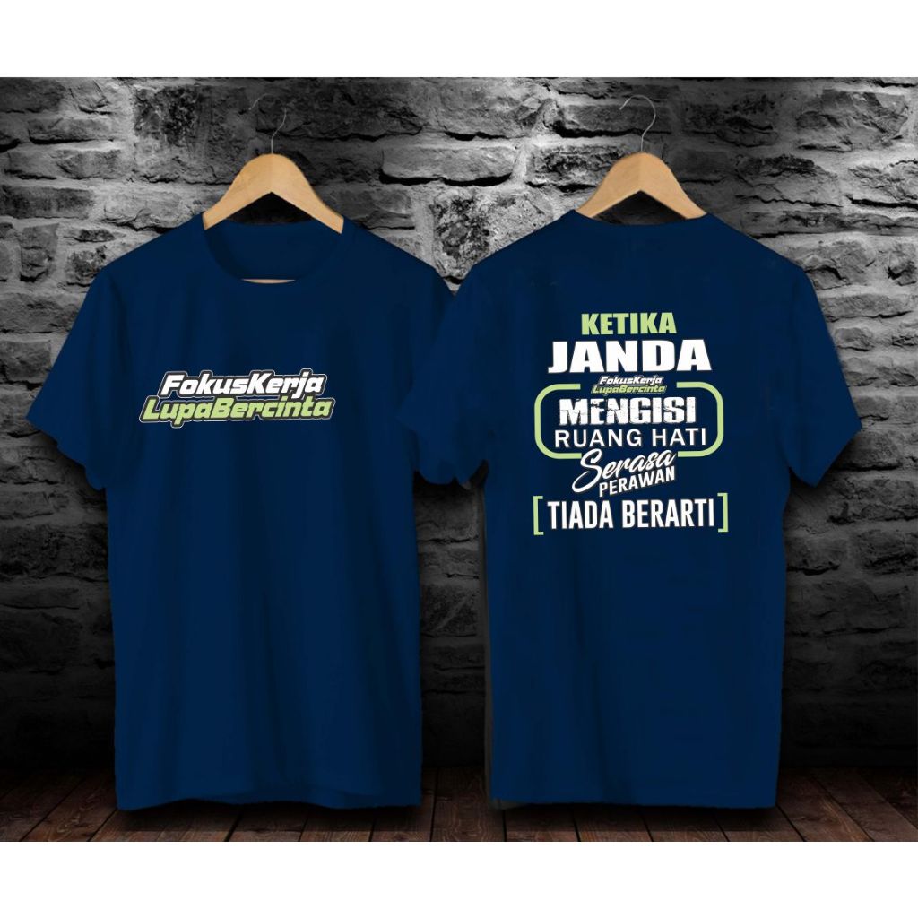 SOBAT NGARIT/T-SHIRT REGULAR BAJU PRIA DAN WANITA KAOS KETIKA JANDA