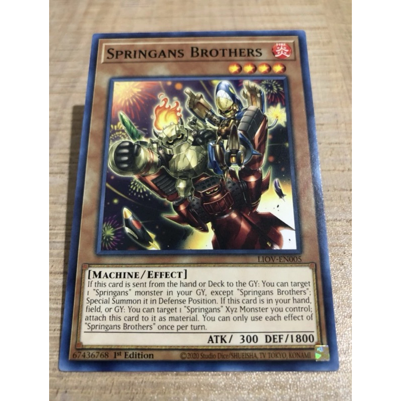 kartu yugioh original springans brothers