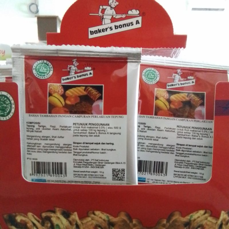 

Baker's Bonus A Saset Isi 1pcs 10g