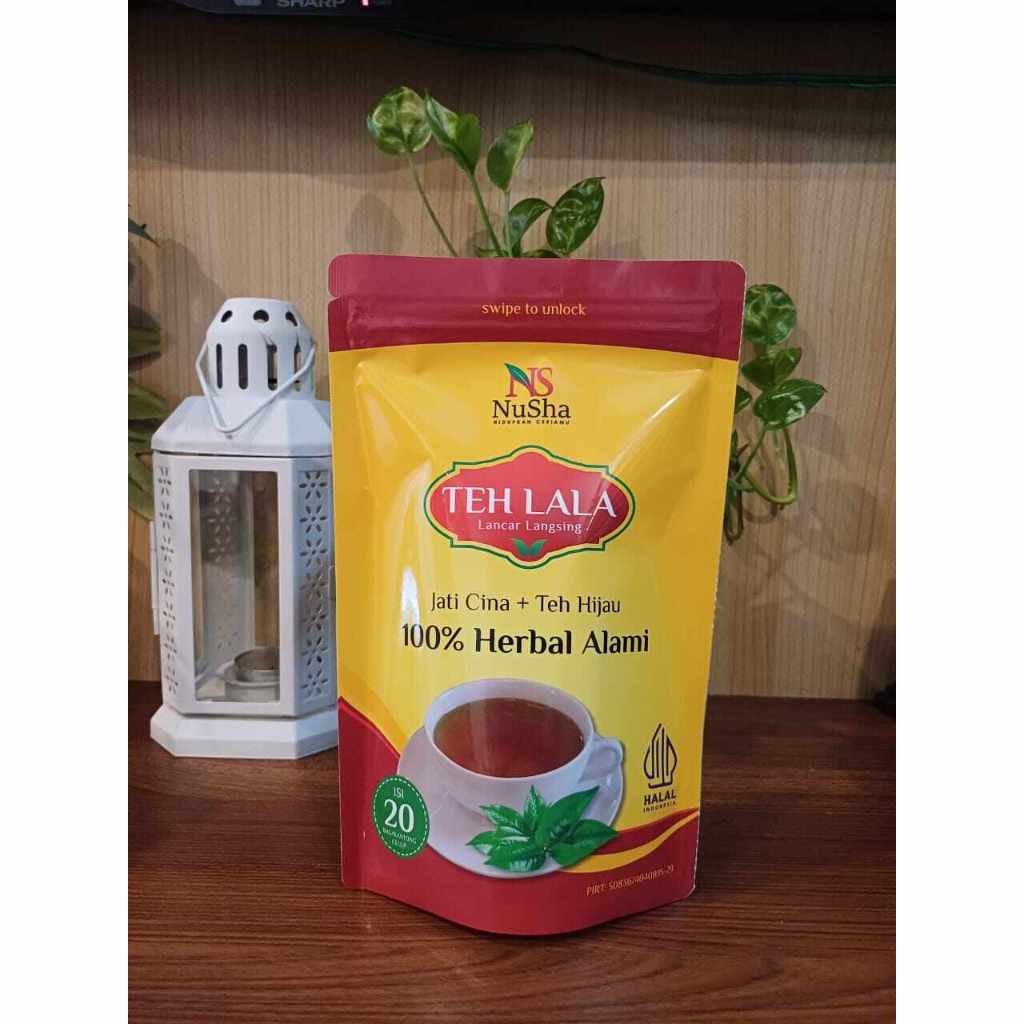 

TEH LALA Lancar Langsing Jati Cina + Teh Hijau 100% herbal alam