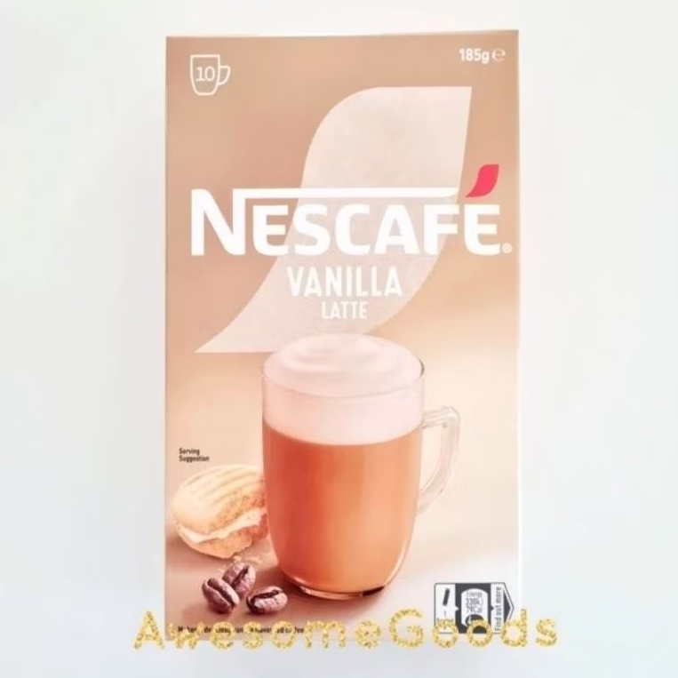 

Nescafe Australia Vanilla Latte Coffee 10 Sachets