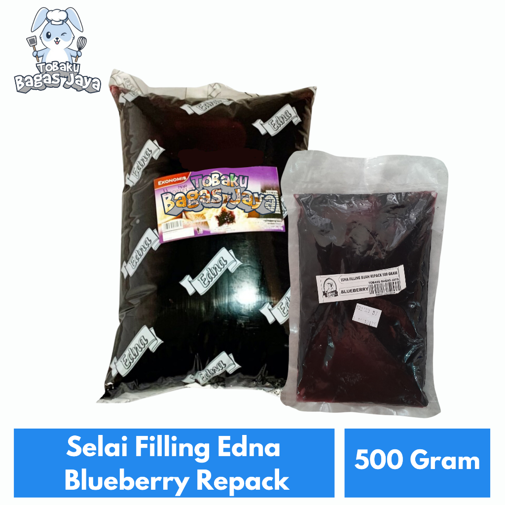 

Selai Filling Edna Blueberry Repack 500 Gram