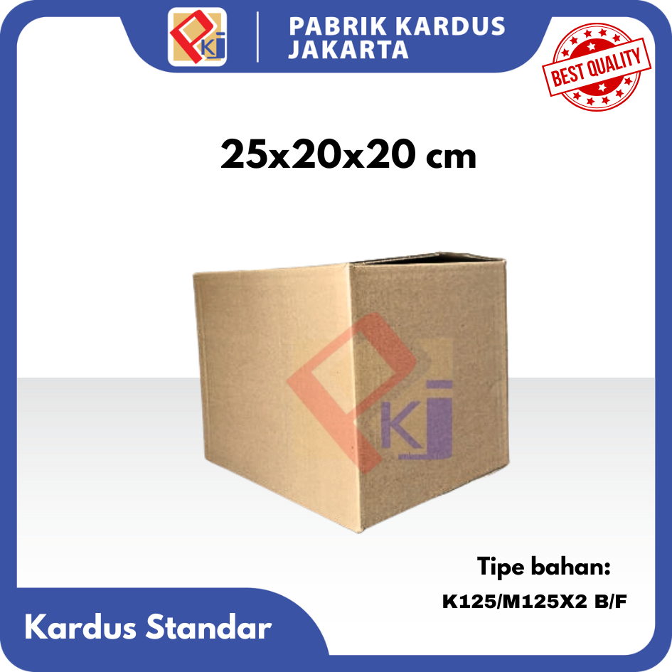 

KARDUS BOX PACKING UKURAN 25x20x20 cm (10 PCS)