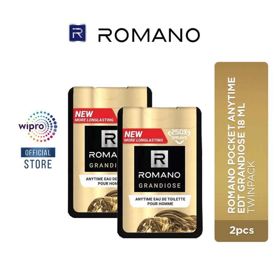 [TWINPACK HARGA HEMAT] Parfum Saku Romano Pocket Anytime EDC 18 ml Force