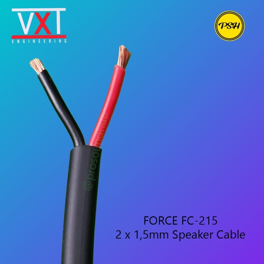 VXT Force FC215 / FC 215 / FC-215 Original Kabel Speaker 1 Meter