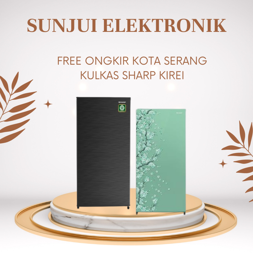 SHARP Kulkas 1 Pintu New Kirei