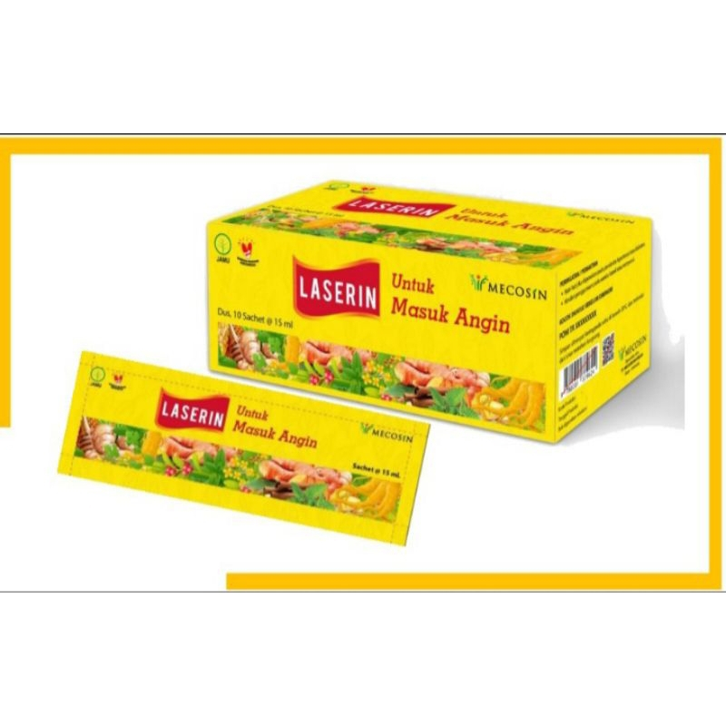 Laserin Masuk Angin Box Isi 10 Sachet