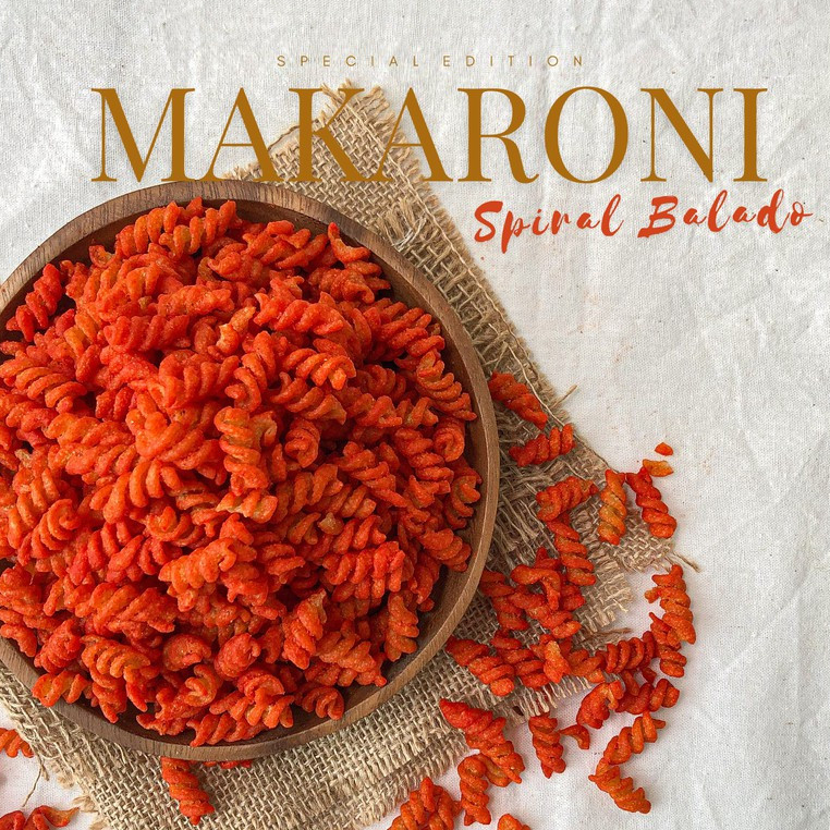 

Makaroni Spiral Balado Jagung bakar 500gr