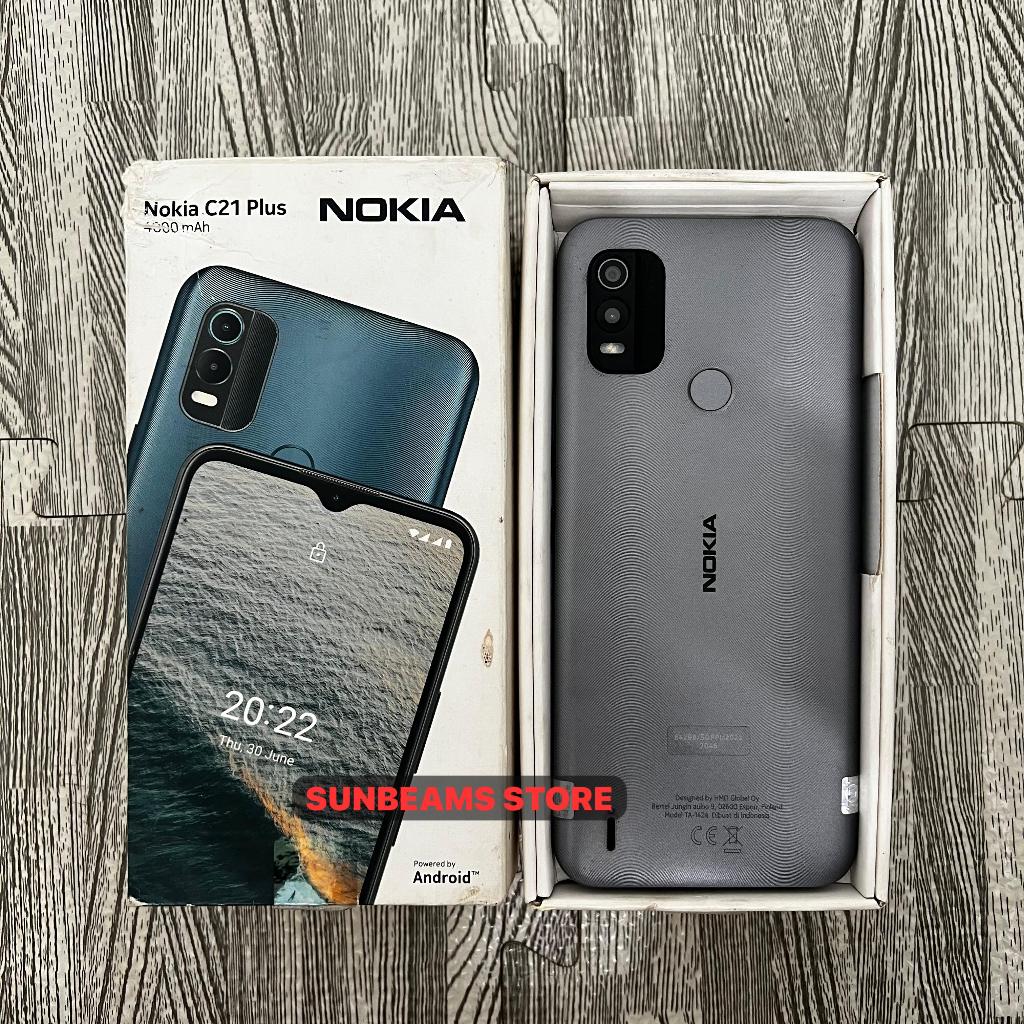 Nokia C21 Plus 3/32 Second Fullset Bekas Resmi