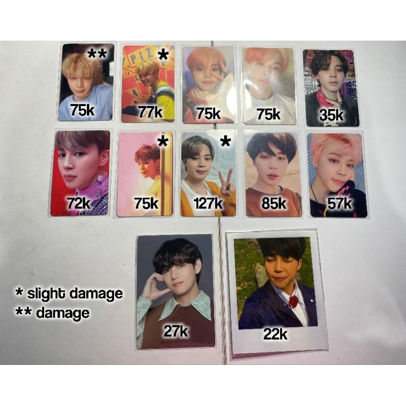 photocard bts be essential weverse pob young forever polaroid  you never walk alone season greeting 