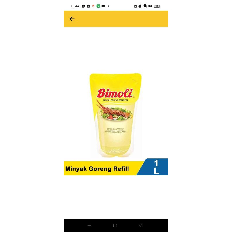

MinyakBimoli1Liter1Dos/12pcs