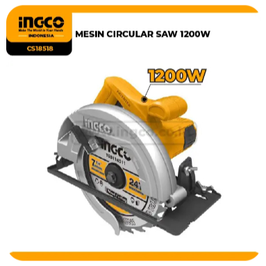 MESIN CIRCULAR SAW 1400W SUPER SELECT INGCO CS18538