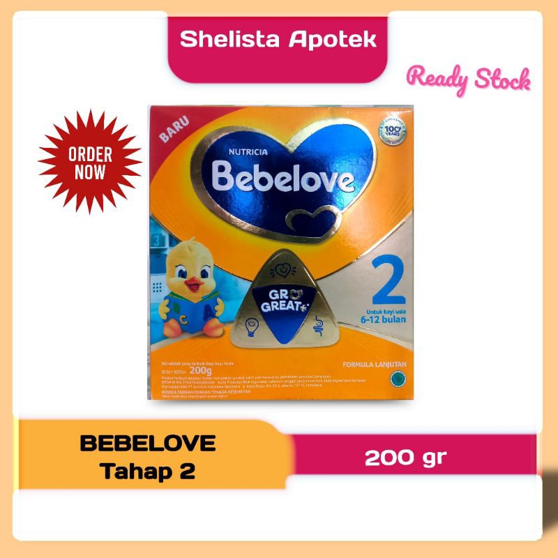 BEBELOVE 2 200 gram / Susu Formula Bayi 6-12 Bulan