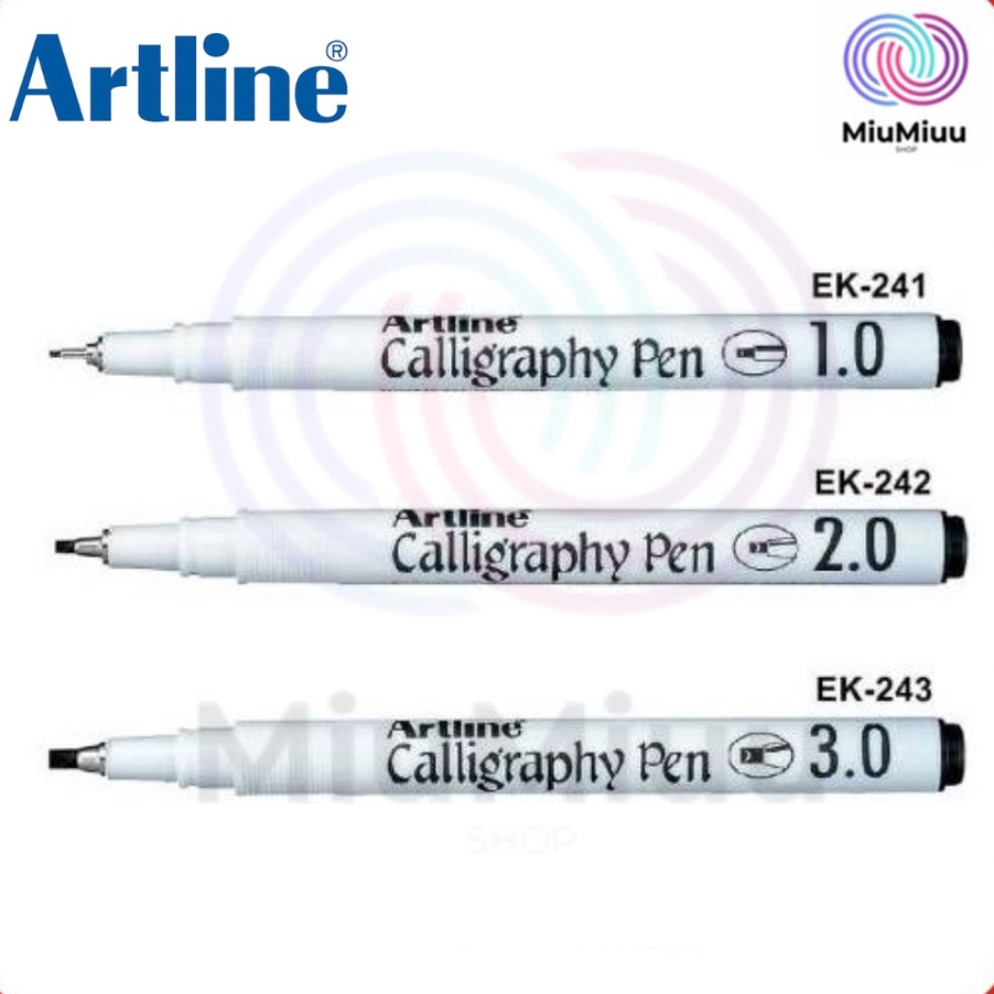 

MURAH PULPEN KALIGRAFI IGRAPHY PEN ARTLINE EK241 1MM EK243 3MM