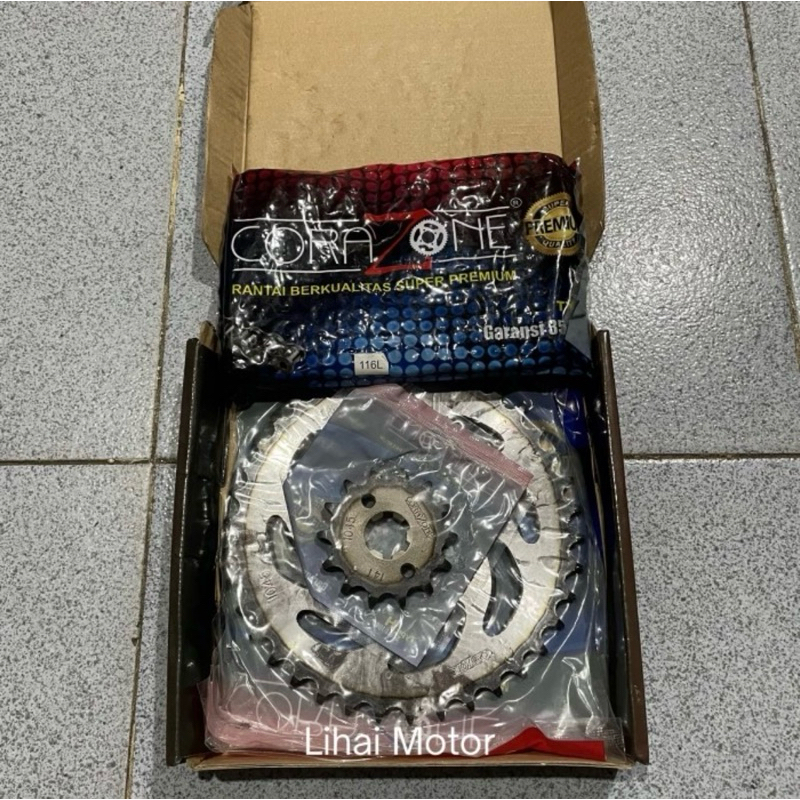 GEAR GIR SET JUPITER MX NEW 2011, JUPITER MX OLD, CORAZONE