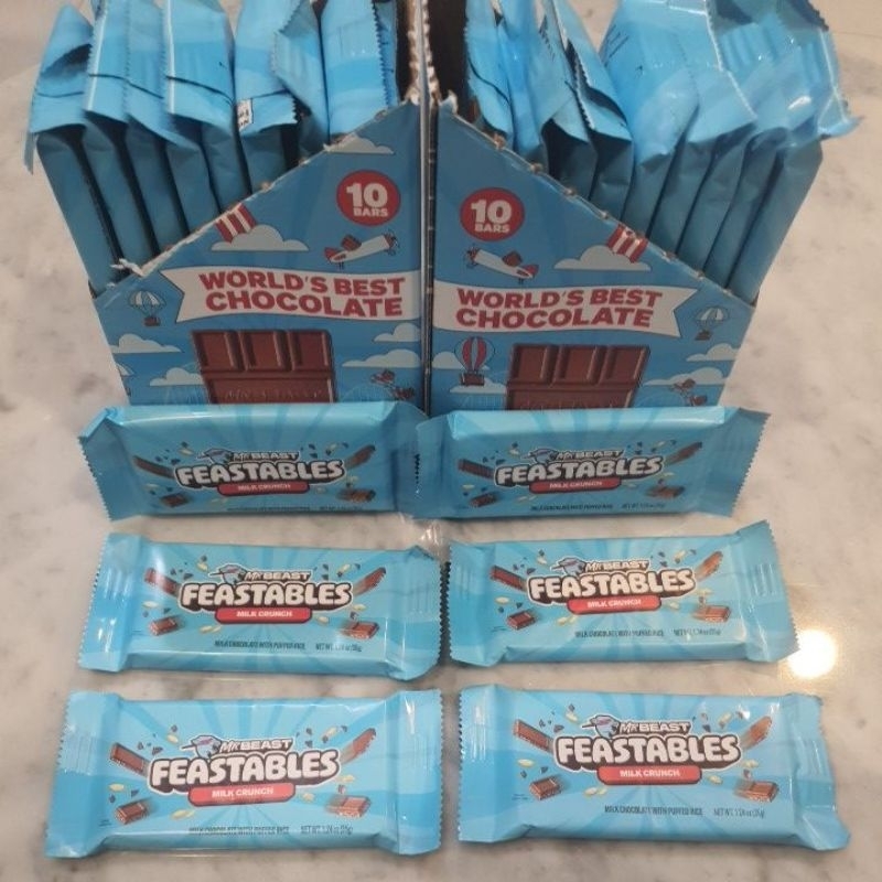 

Mr Beast Feastables Milk Crunch 35 gram Mini