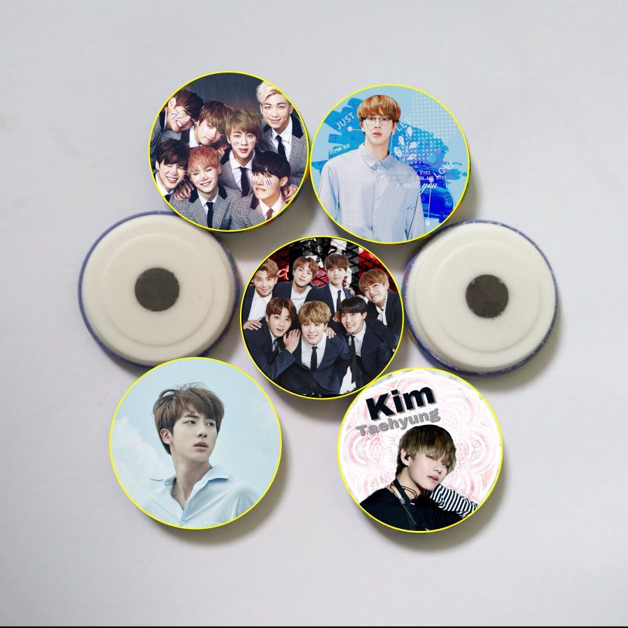 pin magnet uk 44mm tampilan costum BTS