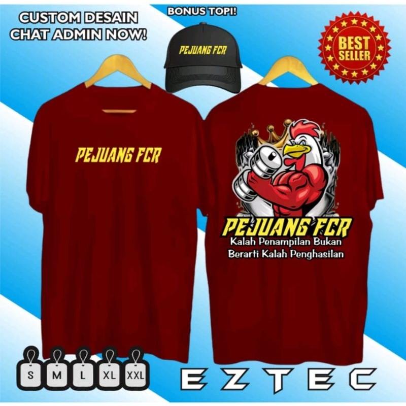 KAOS BONUS TOPI PEJUANG FCR