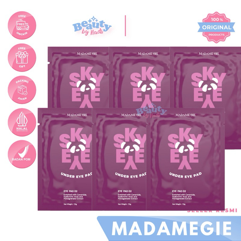 [10 PCS] UNDER EYE MASK PAD BY MADAME GIE