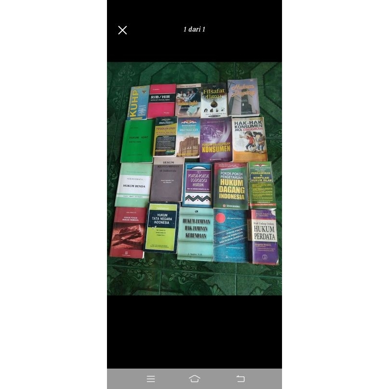 

buku kuliah hukum 20pcs ecer 20ribuan