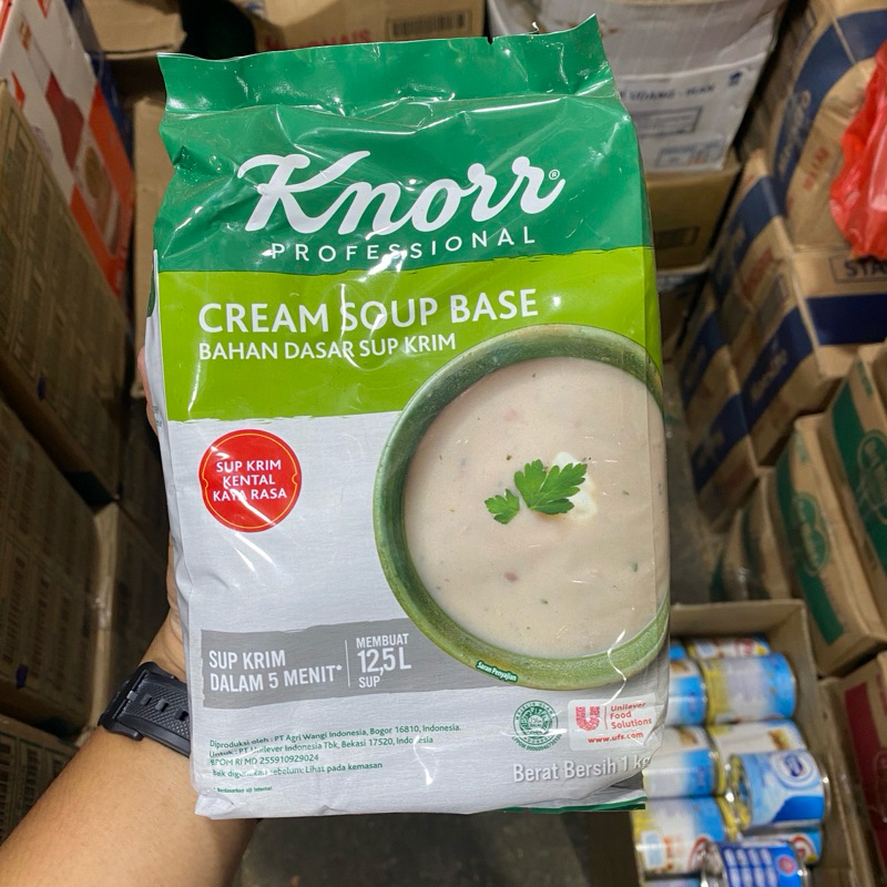 

Knorr cream soup base 12.5L / knorr cream soup