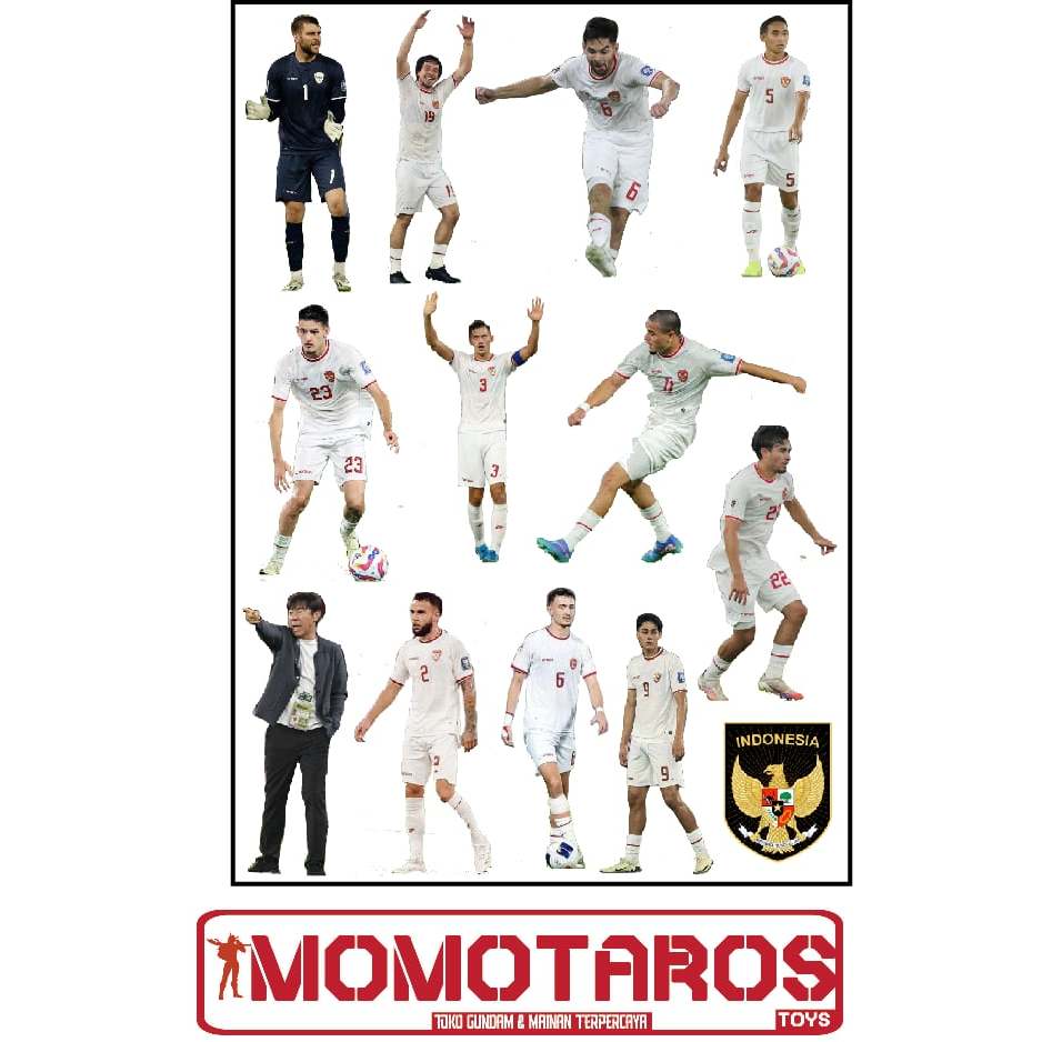 

Sticker tim nasional indonesia 1 pc