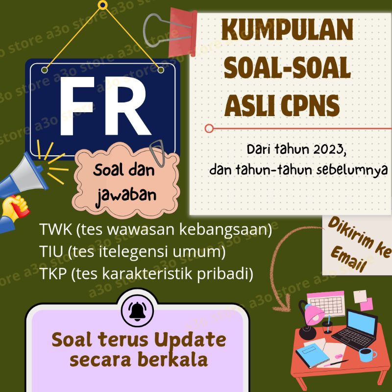 soal asli CPNS terbaru, PPPK, SKD, SKB, TIU TWK TKP